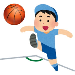 Animated Kid Playing with Kickball